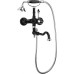 Смеситель для ванны с ручным душем CEZARES MARGOT-VDFM2-03/24-N золото 24 карата 