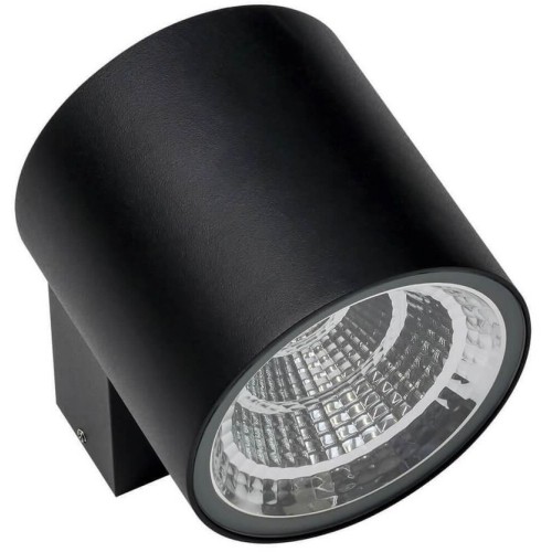 Уличный настенный светодиодный светильник Lightstar Paro 360672 черная