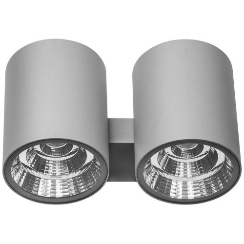 Уличный настенный светодиодный светильник Lightstar Paro 372594 серый