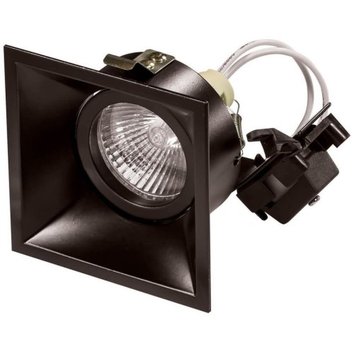 Встраиваемый светильник Lightstar Domino Quadro 214507 черная