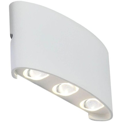 Уличный настенный светодиодный светильник ST Luce Bisello SL089.501.06 Белый