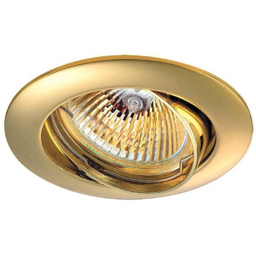Встраиваемый светильник Novotech Spot Crown 369102 Золотой
