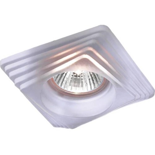 Встраиваемый светильник Novotech Spot Glass 369126 Белый