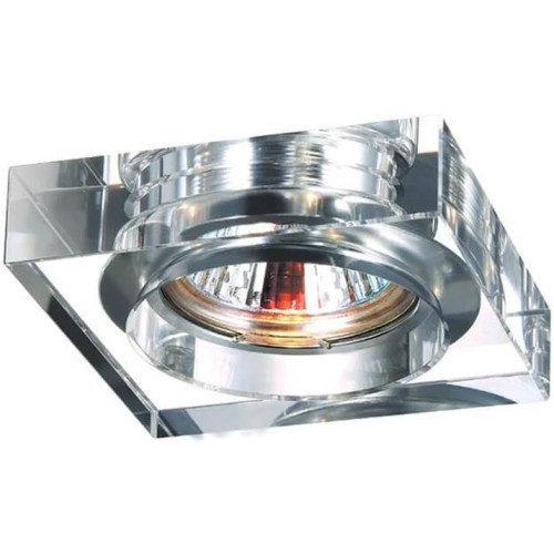 Встраиваемый светильник Novotech Spot Glass 369482 Хром