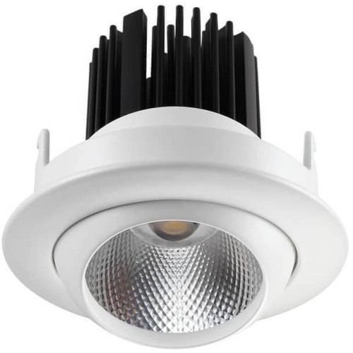 Встраиваемый светодиодный светильник Novotech Spot Drum 357694 Белый