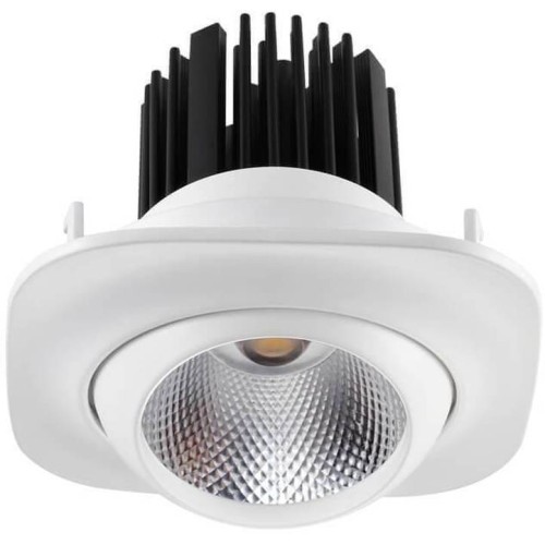 Встраиваемый светодиодный светильник Novotech Spot Drum 357696 Белый