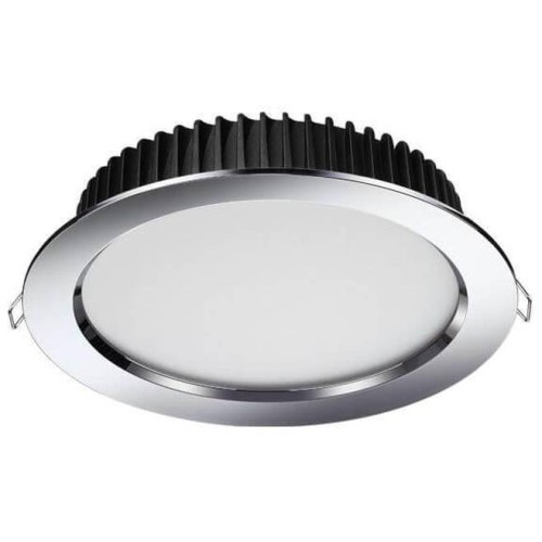 Встраиваемый светодиодный светильник Novotech Spot Drum 358303 Хром