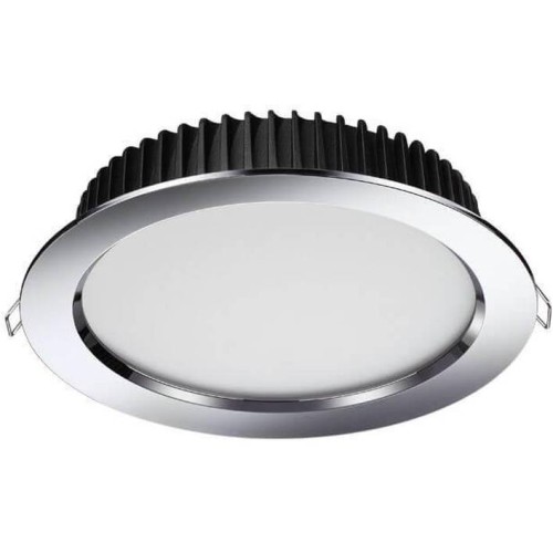 Встраиваемый светодиодный светильник Novotech Spot Drum 358305 Хром
