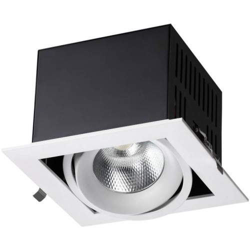Встраиваемый светодиодный светильник Novotech Spot Gesso 358440 Белый