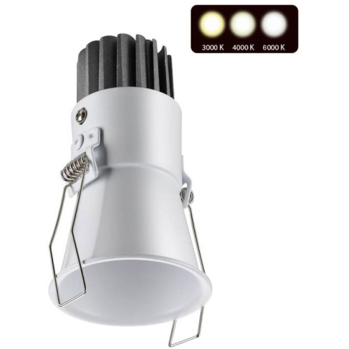 Встраиваемый светодиодный светильник Novotech Spot Lang 358906 Белый
