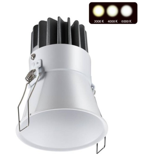 Встраиваемый светодиодный светильник Novotech Spot Lang 358908 Белый