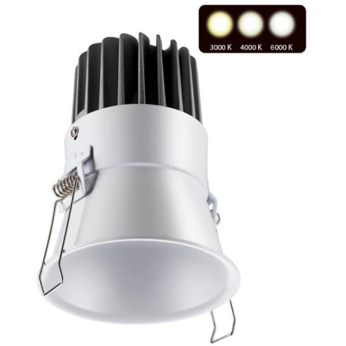 Встраиваемый светодиодный светильник Novotech Spot Lang 358910 Белый