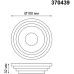 Встраиваемый светильник Novotech Lilac Spot 370439 Черный