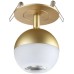 Встраиваемый светодиодный светильник Novotech Spot Garn 370819 Золотой