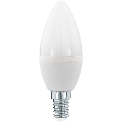 Лампа светодиодная диммируемая Eglo E14 5,5W 3000K матовая 11645 Белый