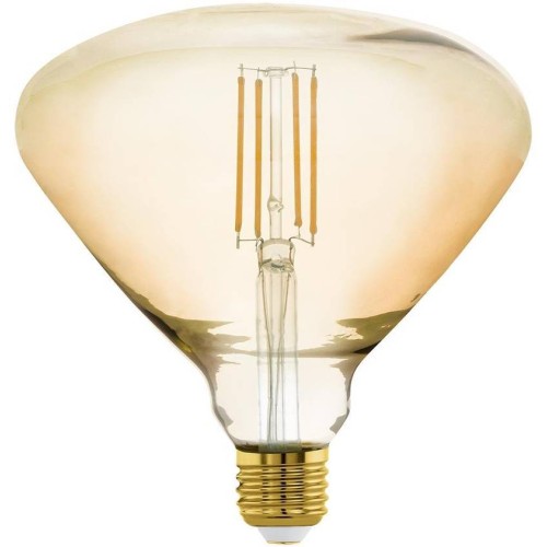 Лампа светодиодная диммируемая филаментная Eglo E27 4W 2200K янтарная 11837 Янтарный