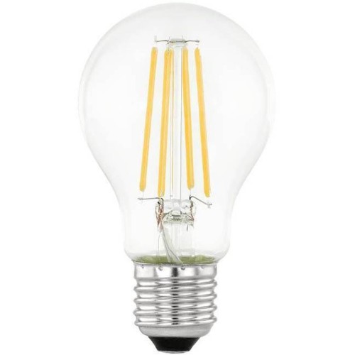 Лампа светодиодная Eglo E27 6W 3000K прозрачная 11886 Прозрачный