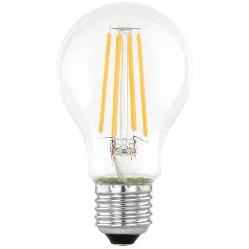 Лампа светодиодная Eglo E27 7W 3000К прозрачная 110187 Прозрачный