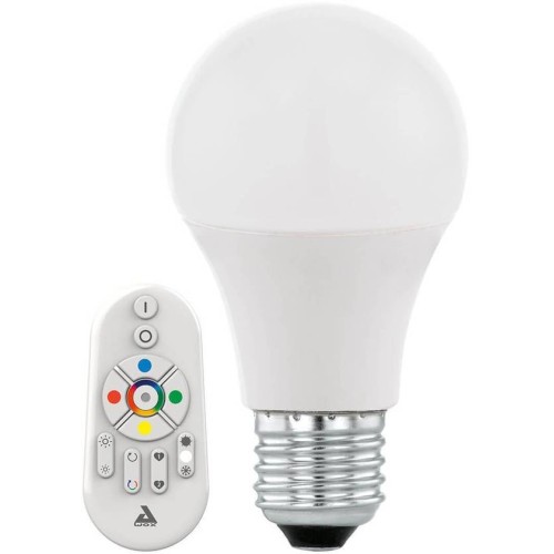 Лампа светодиодная Eglo E27 9W 2700-6500K матовая 11585 Белый