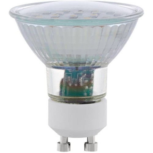 Лампа светодиодная Eglo GU10 5W 3000K прозрачная 11535 Прозрачный