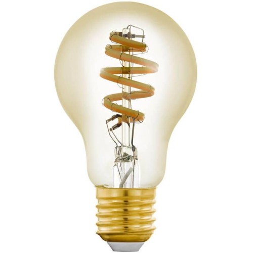 Лампа светодиодная филаментная диммируемая Eglo E27 5,5W 2200-6500K золотистая 12578 Золотой