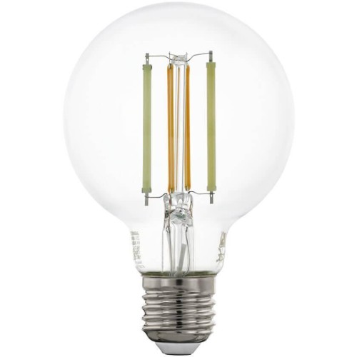 Лампа светодиодная филаментная диммируемая Eglo E27 6W 2200-6500K прозрачная 12575 Прозрачный