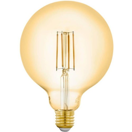 Лампа светодиодная филаментная диммируемая Eglo E27 6W 2200K золотистая 12573 Золотой