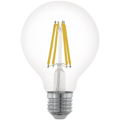 Лампа светодиодная филаментная диммируемая Eglo E27 6W 2700К прозрачная 11702 Прозрачный