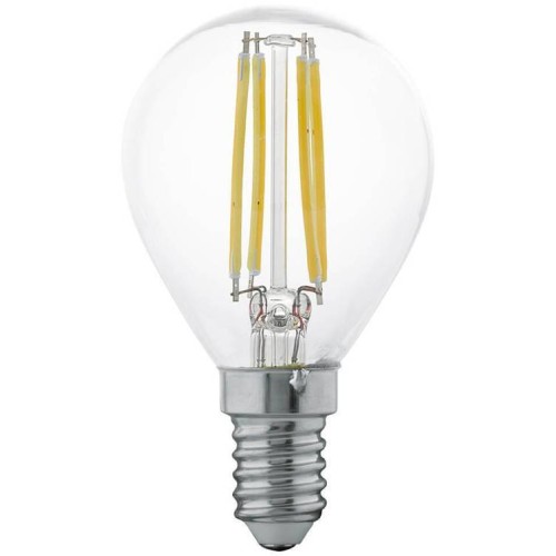 Лампа светодиодная филаментная Eglo E14 4W 2700К прозрачная 11499 Прозрачный