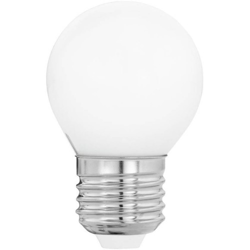 Лампа светодиодная филаментная Eglo E27 4W 2700K матовая 11605 Белый