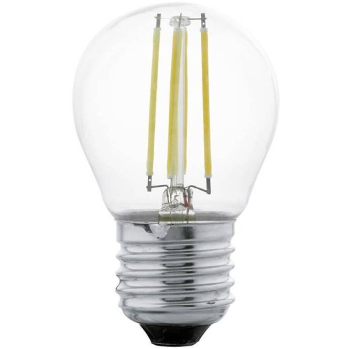 Лампа светодиодная филаментная Eglo E27 4W 2700К прозрачная 11498 Прозрачный