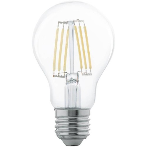Лампа светодиодная филаментная Eglo E27 6W 2700К прозрачная 11501 Прозрачный