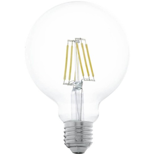 Лампа светодиодная филаментная Eglo E27 6W 2700К прозрачная 11503 Прозрачный