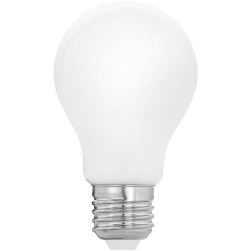 Лампа светодиодная филаментная Eglo E27 8W 2700K матовая 11765 Белый