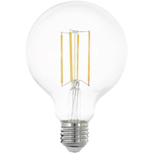 Лампа светодиодная филаментная Eglo E27 8W 2700K прозрачная 11756 Прозрачный
