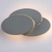 Настенный светодиодный светильник Arte Lamp Trio A1719AP-1GY Серый