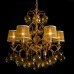 Подвесная люстра Arte Lamp Monarch A1199LM-6GO Золотой