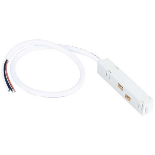 Коннектор-токоподвод для для магнитного шинопровода Arte Lamp Linea-accessories A480133 Белый