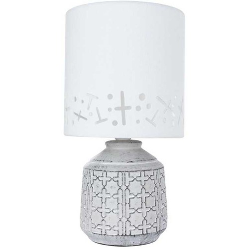 Настольная лампа Arte Lamp Bunda A4007LT-1GY Белый