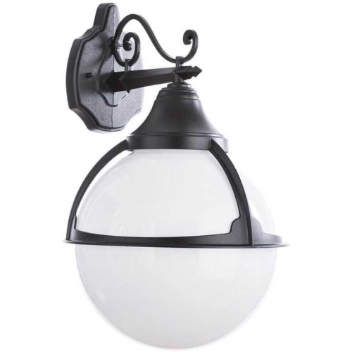 Уличный настенный светильник Arte Lamp Monaco A1492AL-1BK Белый