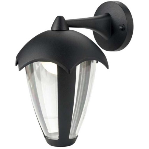 Уличный настенный светодиодный светильник Arte Lamp Henry A1661AL-1BK Черный