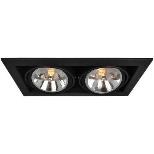 Встраиваемый светильник Arte Lamp Cardani A5935PL-2BK Черный