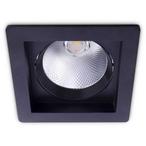 Встраиваемый светодиодный светильник Arte Lamp Privato A7007PL-1BK Черный
