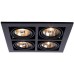 Встраиваемый светильник Arte Lamp Cardani A5930PL-4BK Черный