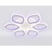 Потолочная светодиодная люстра Ambrella light Acrylica Original FA4175 Белый