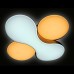 Потолочный светодиодный светильник Ambrella light Orbital Granule FG1055/1 WH 52W D360*360 Белый