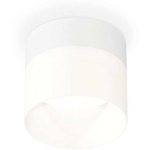 Комплект накладного светильника с акрилом SWH/FR белый песок/белый матовый GX53 XS8101016 (С8101, N8402) Белый