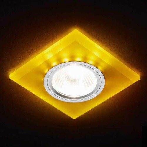 Встраиваемый светодиодный светильник Ambrella light Led S215 WH/CH/YL Желтый