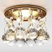 Встраиваемый светильник Ambrella light Crystal K2051 CL/G Золотой