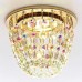 Встраиваемый светильник Ambrella light Crystal K2075 G/PR Золотой